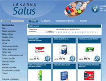 Tablet Screenshot of lekarna-salus.cz